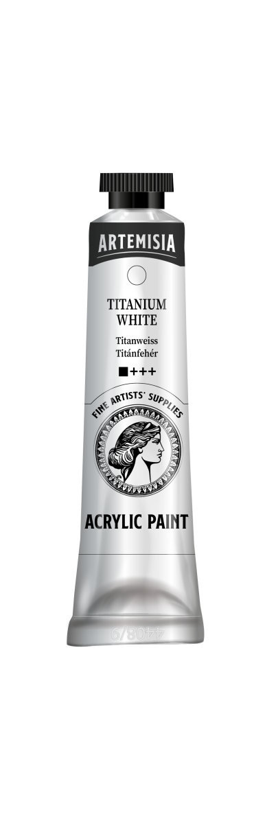 Artemisia профи акрилна боя 40мл - Титанова бяла