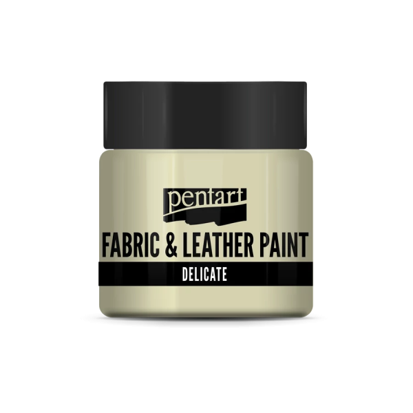 PENTART, DELICATE - FABRIC & LEATHER PEARL PAINT, 50 ml. - Dark Gold