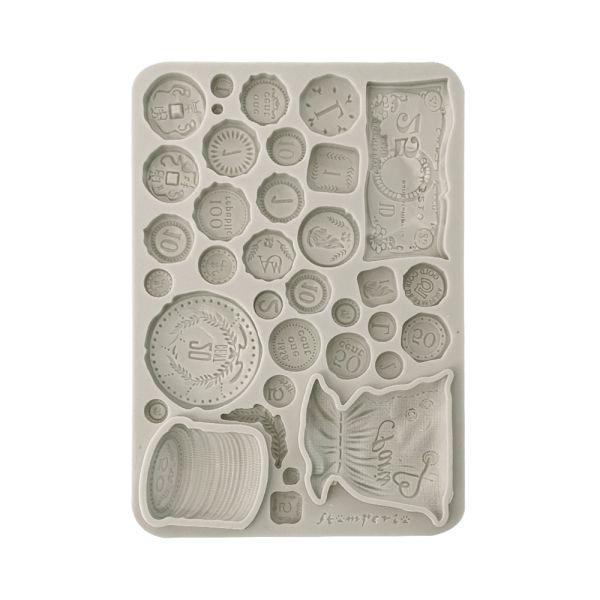 Silicon mold A5 - Venice City of Art old coins