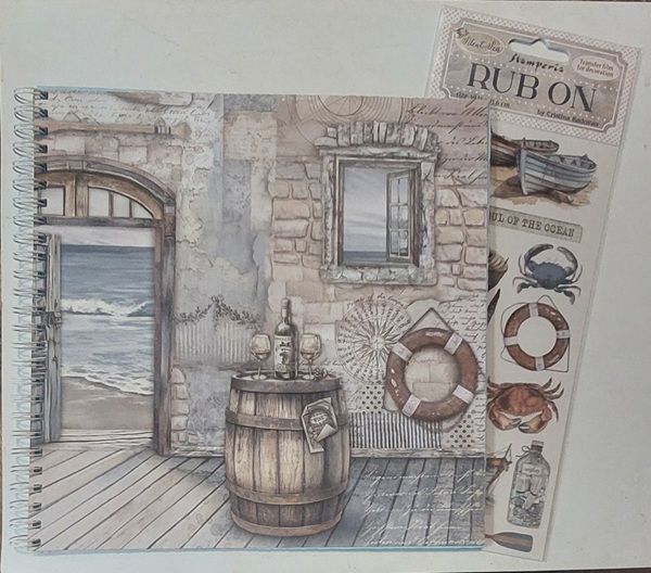 ALBUM SCRAPBOOKING SAILING SHIP