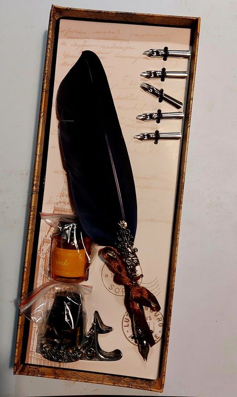 COLUMBUS - Venetian Calligraphy set 