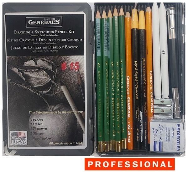 GENERALS DRAWING & SKETCHING PENCIL KIT - комплект моливи и пособия за графика и дизайн USA