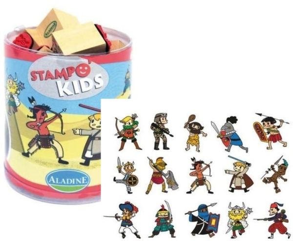 Комплект гумени печати STAMPOkids Aladine,France