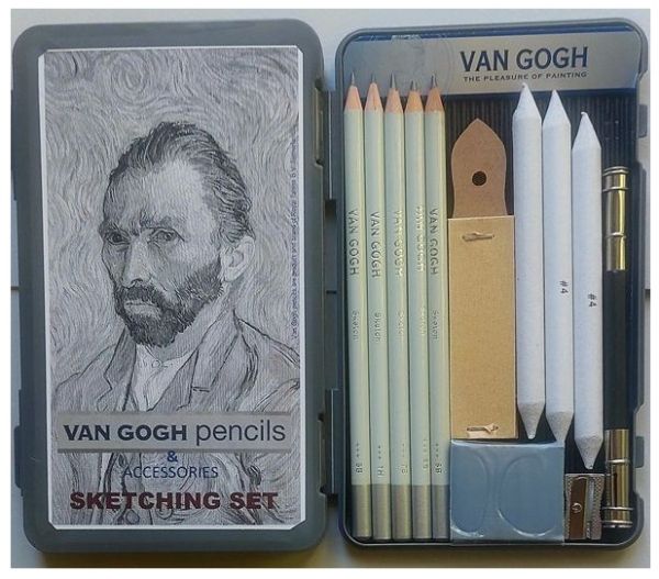 Графични моливи комплект Van Gogh  и аксесоари