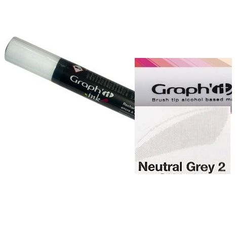# GRAPH IT ALCOHOL INK - Алкохолно мастило и за маркери 20мл - NEUTRAL GREY 2