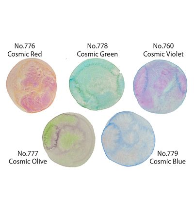 Gansai Tambi Granulating Colors set2, 5 Colors set