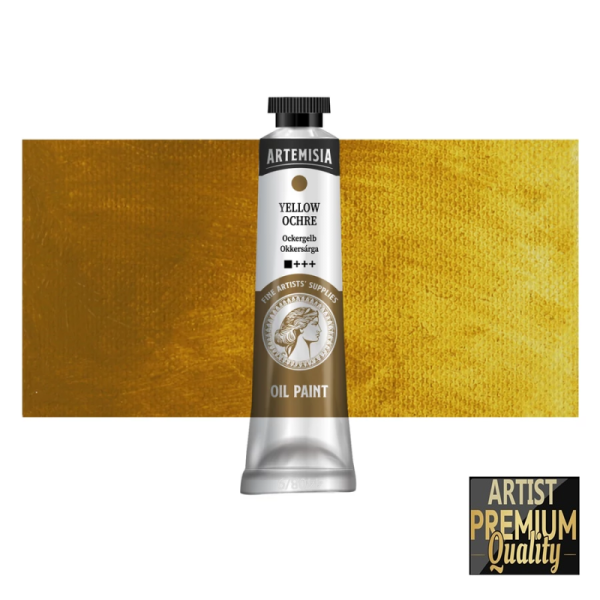 Маслена екстра фина  боя ARTEMISIA  40мл - ЖЪЛТА ОХРА