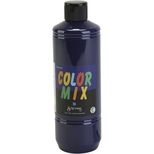 Greenspot Colormix Ready-Mix Paint 500 ml Black (639084) – For School and Hobby