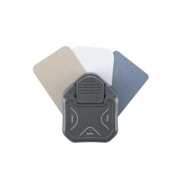 V.Creative • Перфоратор за ЗАОБЛЯНЕ на ъгли 3 размера  4-7-10mm - Графит