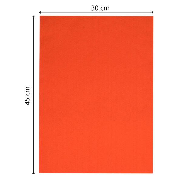 CREATIVE, Designer Felt - Дизайнерски филц 3,5мм  30 x 45 см. - Оранж
