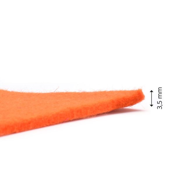 CREATIVE, Designer Felt - Дизайнерски филц 3,5мм  30 x 45 см. - Оранж