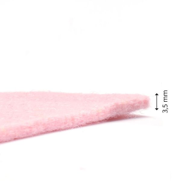 Дизайнерски филц CREATIVE 3,5мм  30 x 45 см. - Светла роза