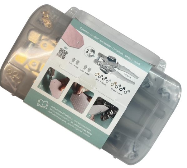 ARTEMIO EYELET Punch Set  - Комплект клещи за монтиране на капси + капси