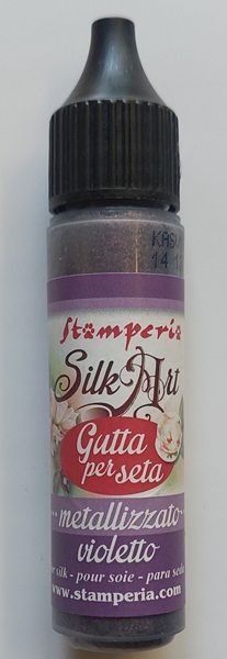 Контур за коприна SILK ART Gutta 20 мл -  METALIC VIOLET