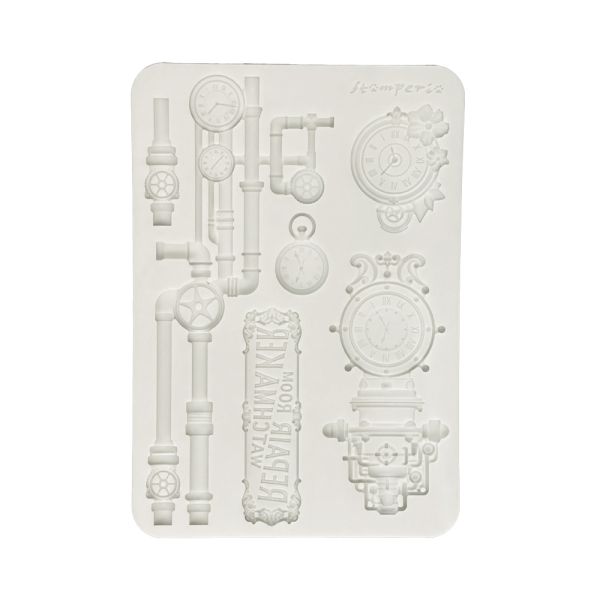 Silicon mold A5 -  Gardens of Time clocks and tubes