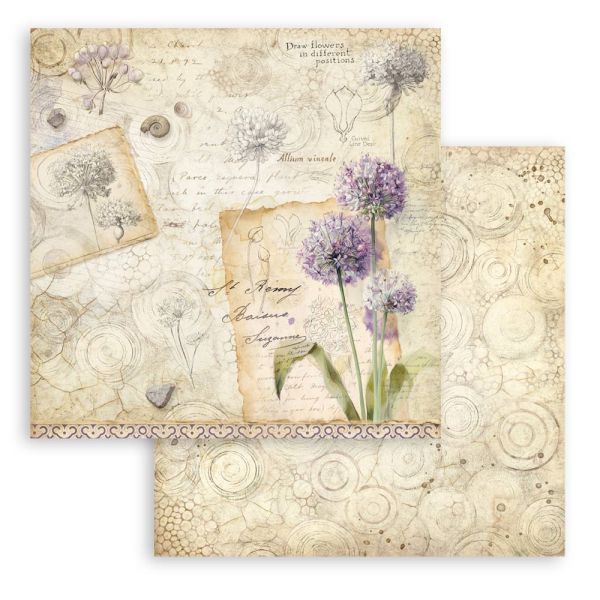 STAMPERIA, All Around Allium Paper Sheets