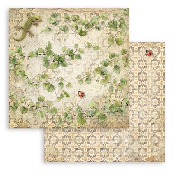Дизайнерски скрапбукинг картон,All Around ivy, 30,5 х 30,5 см.