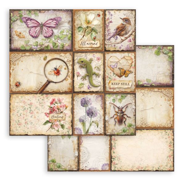 STAMPERIA,All Around mixed cards Paper Sheets