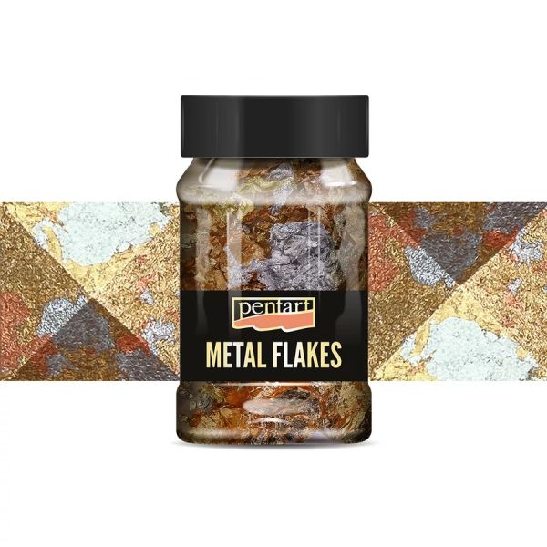 PENTART - Metal flakes M