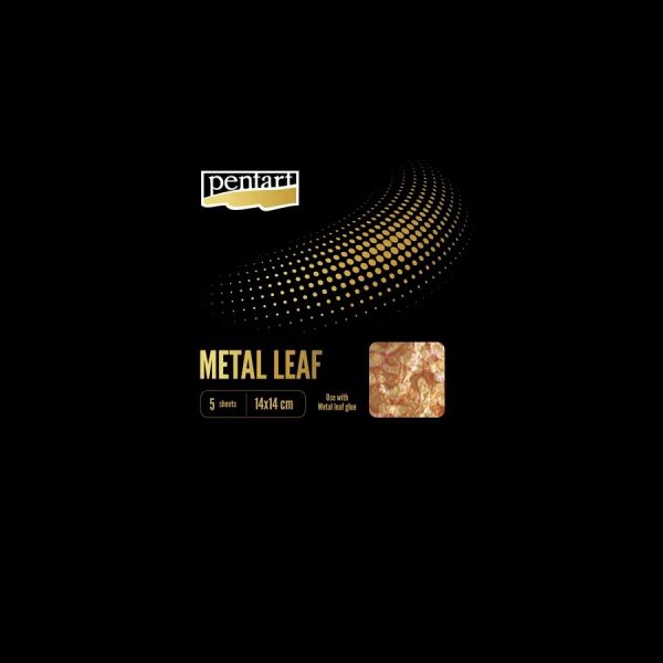 Metal Leaf - ВАРАК  5 листа пакет 14Х14см - Горено Злато