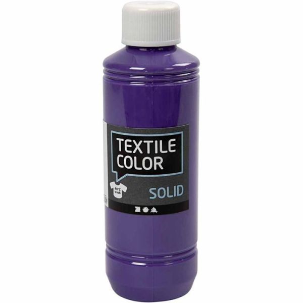Textile Solid Opaque Fabric Paint (Creativ Company) – 250 ml -  VIOLET