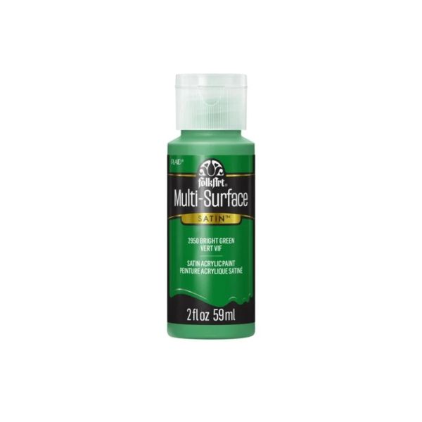 Multi-Surface Satin Acrylic Paints - Bright Green