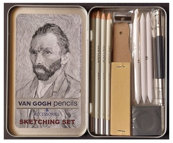 VAN GOGH SKETCHING  SET
