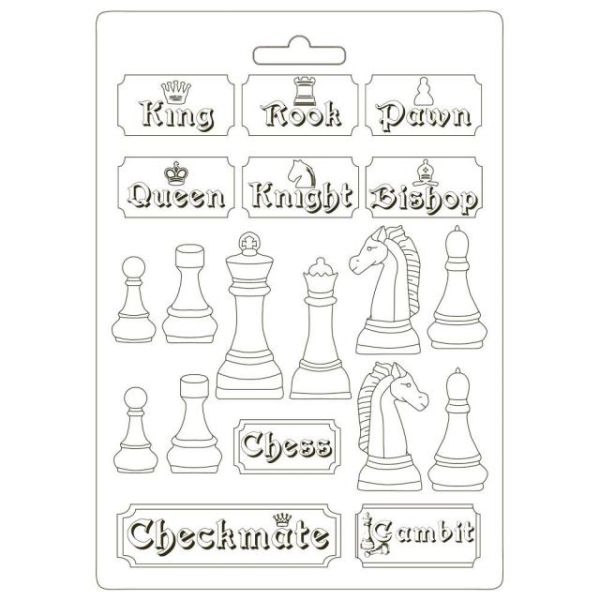 Soft Mould A4 - Alice chessboard