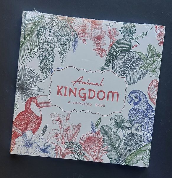 Книжка за оцветяване АНТИСТРЕС  ANIMAL KINGDOM PARROT