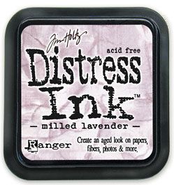 Distress ink pad by Tim Holtz - Тампон, "Дистрес" техника - Milled lavender