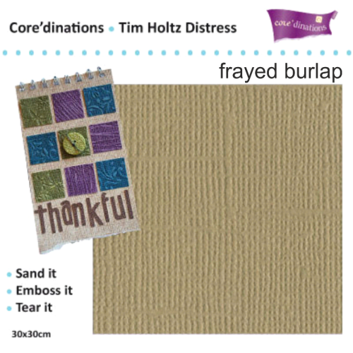 Tim Holtz Distress -` Frayed burlap`  30.5х30.5 см.