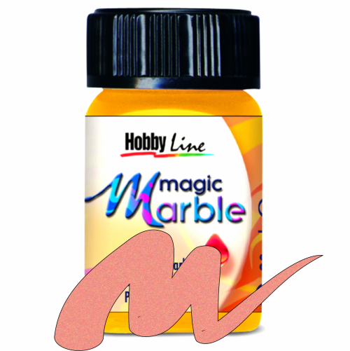 Magic Marble - Боя за мраморен ефект,20мл. - Металик роза