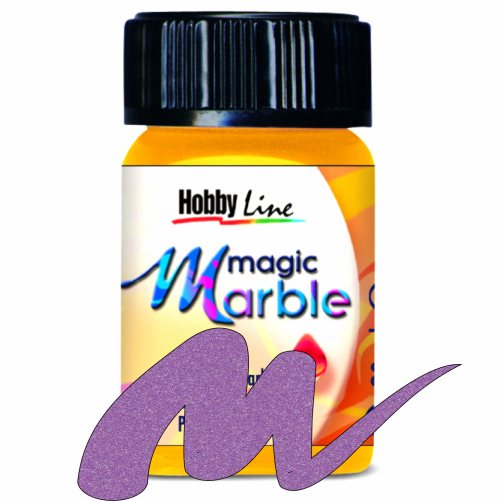 Magic Marble - Боя за мраморен ефект,20мл. - Металик виолет