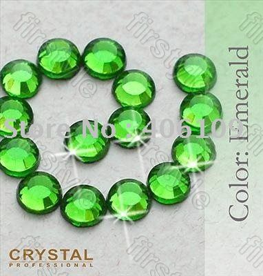 Hot-Fix Deco glass crystals - Кристални камъчета 3мм., 200 бр. - Emerald
