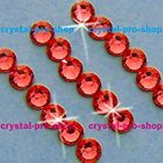Hot-Fix Deco glass crystals - Кристални камъчета 3мм., 200 бр. - Padparadscha