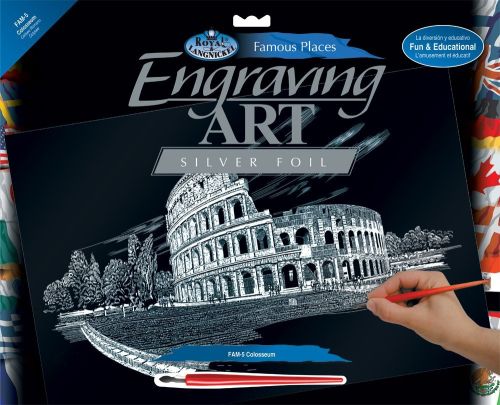 Engraving Art А3 - Картина за гравиране - сребърно фолио 