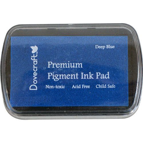 Dovecraft Pigment Ink Pad - Голям пигментен тампон DEEP BLUE - PROMO!
