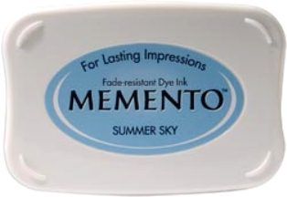 MEMENTO INKPAD - Тампон с ярък отпечатък SUMMER SKY