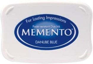MEMENTO INKPAD - Тампон с ярък отпечатък DANUBE BLUE