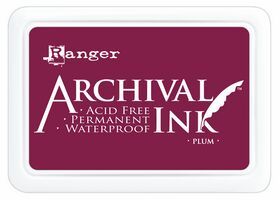 ARCHIVAL INK PAD, USA - Tампон с архивно перманентно мастило, Plum