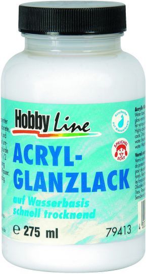 ACRYL GLANZLACK AQUA, Germany - Декорационен Акрилен лак висок гланц 250мл
