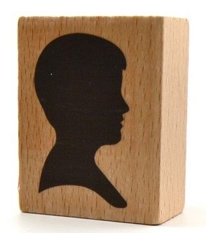 TOGA STAMP  - Гумен печат на дървено блокче SILH MAN