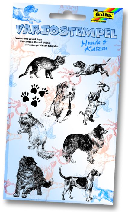 FOLIA STAMPS - Комплект печати 11Х15 см "Кучета и котки"