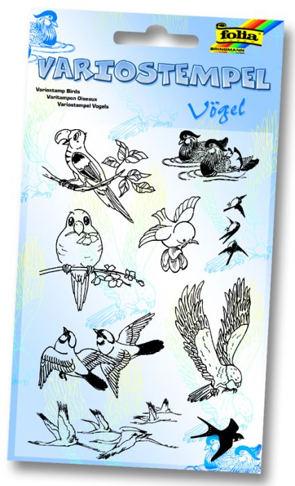 FOLIA STAMPS - Комплект печати 11Х15 см  "Птици"