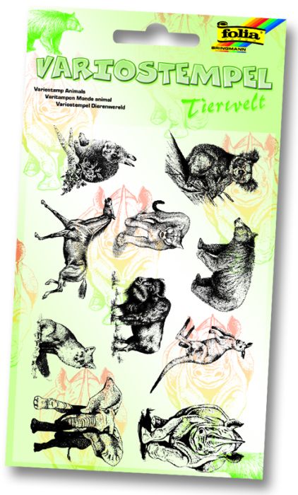 FOLIA STAMPS - Комплект печати 11Х15 см "Диви животни"