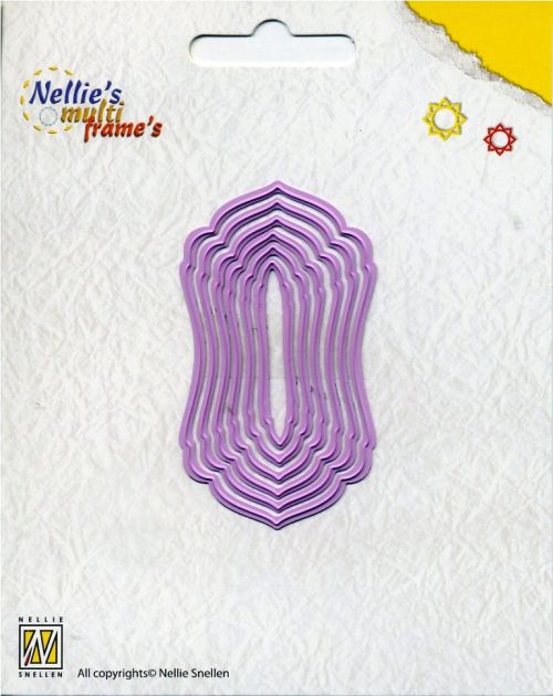 LABELS Nellie Snellen -Орнаментни щанци(TAGS) за рязане и релеф, 6 бр. MFD068
