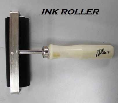 INK ROLLER - Валяк за разнасяне на мастила, бои и линогравюра MIXED MEDIA 