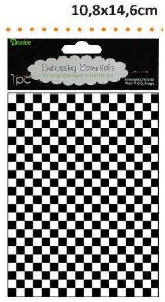 DARICE Emboss Folder - Папка за релеф 108 х 146мм checkered №59