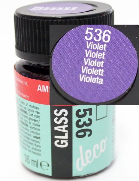 Decorfin Glass 16ml TALENS - Витражна боя от най-високо качество - Виолет
