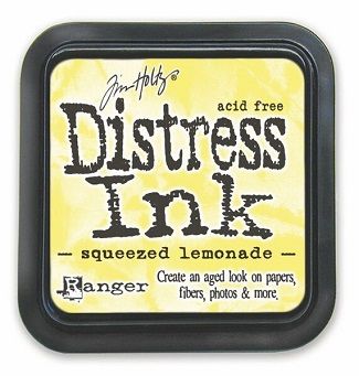 Distress ink pad by Tim Holtz - Тампон, "Дистрес" техника - Squeezed Lemonade